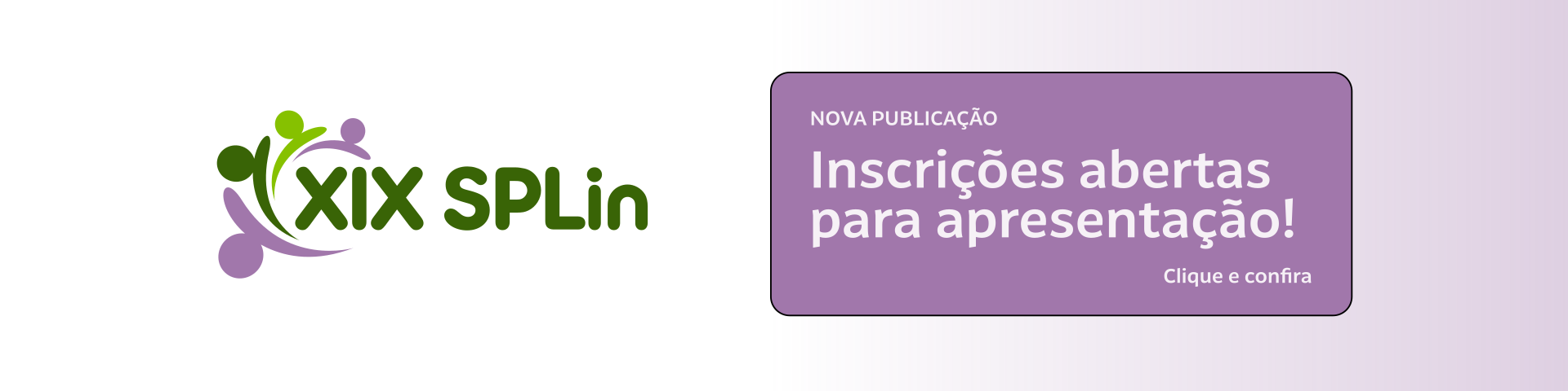 Inscrições abertas!